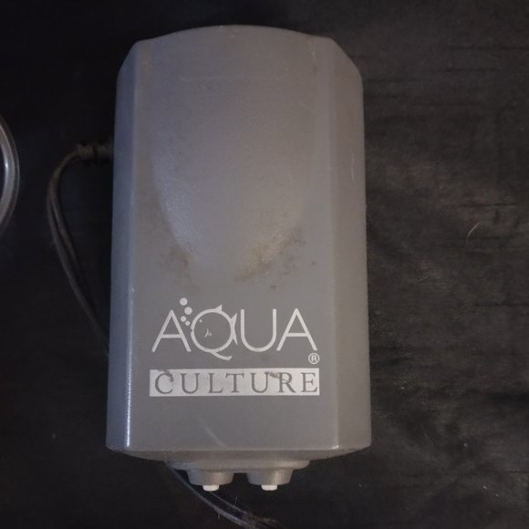 AQUA CULTURE 5-15 Gallon Single Outlet Aquarium Air Pump - Picture 2 of 6